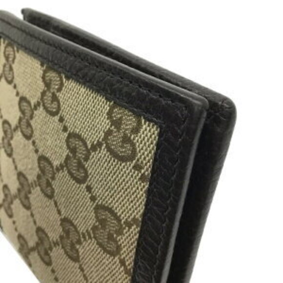 Gucci Bifold Wallet GG Canvas Beige Brown - Picture 6 of 9